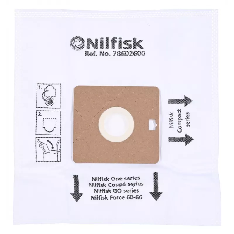 Stofzuigerzak Nilfisk DUST BAG SYNTH ONE GO AND COUPE