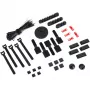 OfficePal kabelorganizer, kabelmanagement zwart, 136-delig