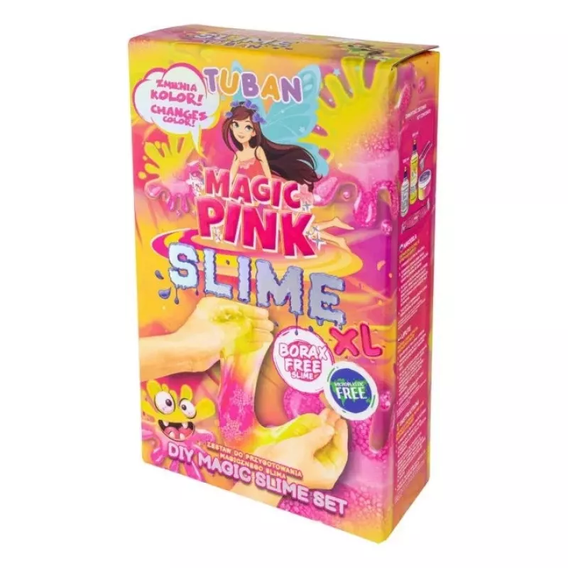 Slime DIY-set TUBAN TU3569 — Magic Pink XL, niet-giftig, veilig voor kinderen