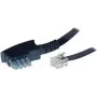 Kabel S/CONN ShiverPeaks TC70170 10m TAE-N RJ12 zwart transparant