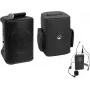 Draagbaar draadloos PA-systeem Omnitronic PORTY-8A met headsetzender en softbag