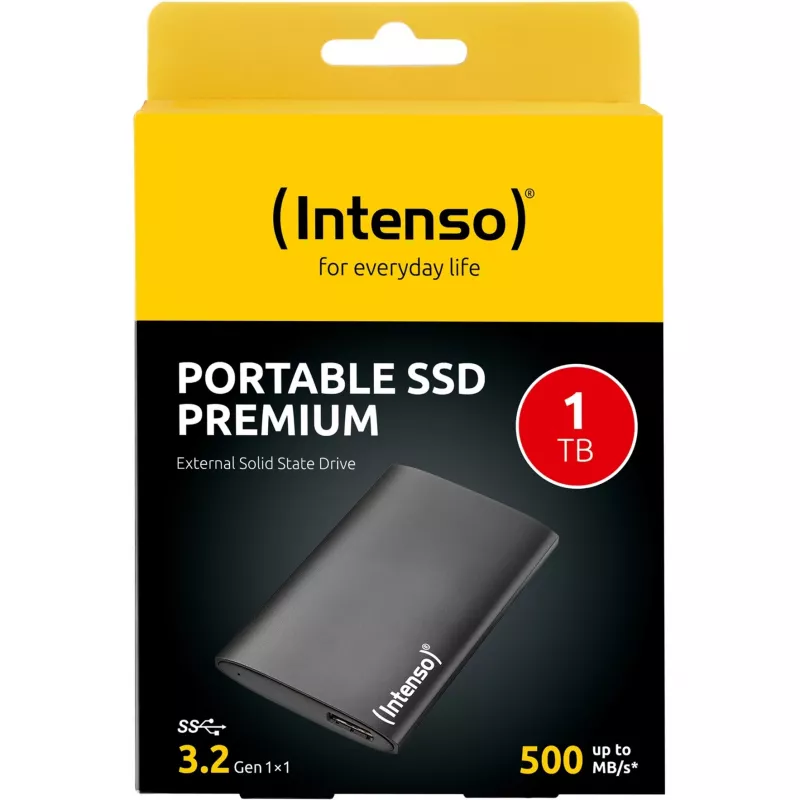 SSD Intenso 1 TB 1,8 inch USB Type-A 3.2 Gen 1 3823461