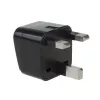 Maclean MCE154 stekkeradapter, EU-stopcontact naar UK-stekker, zwart