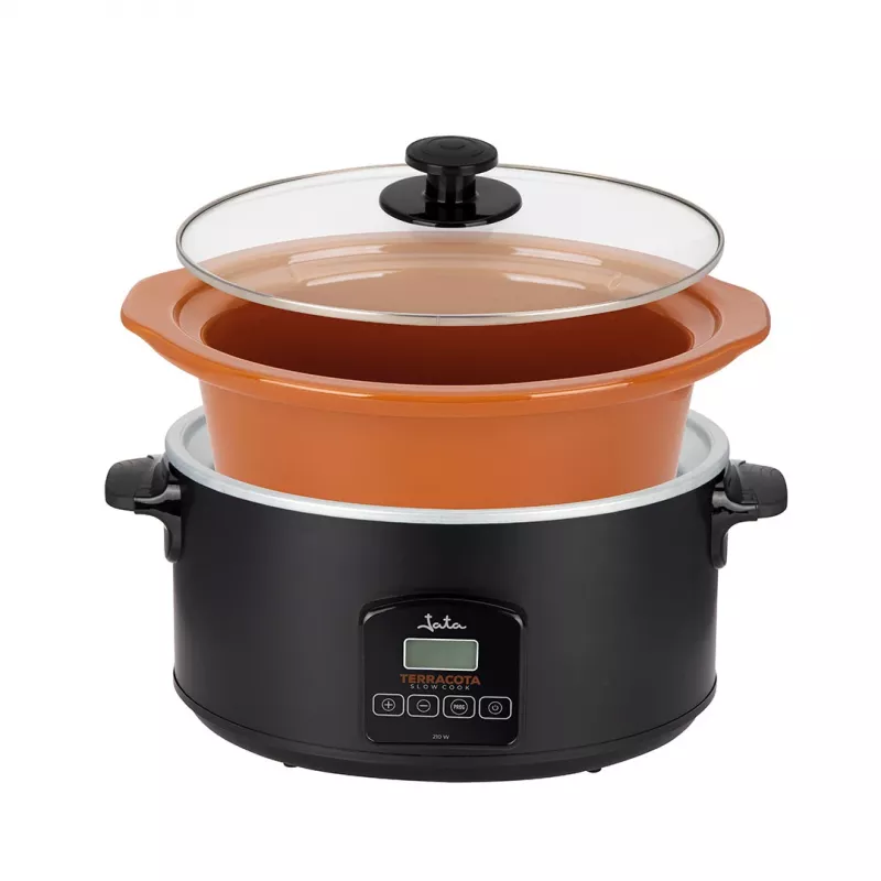 Slowcooker Jata JEOL2145 5 L 210 W zwart terracotta knoppen 230 V