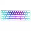 Thock Compact Wireless Pudding Onyx White, Gaming-toetsenbord wit, DE-layout, Kailh Box Red