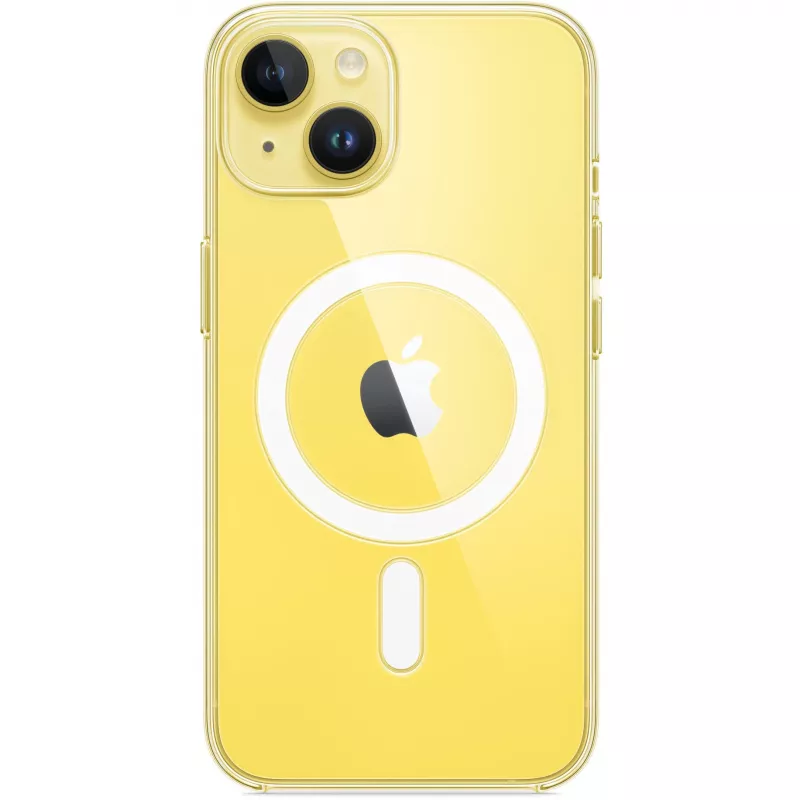 Hoesje Apple iPhone 14 Clear Case met MagSafe