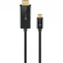 Goobay USB-C-naar-HDMI-kabel 4K bij 60 Hz 1 m zwart - -stekker> HDMI (75696)