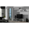 Cama Set van twee planken 125cm SOHO wit mat