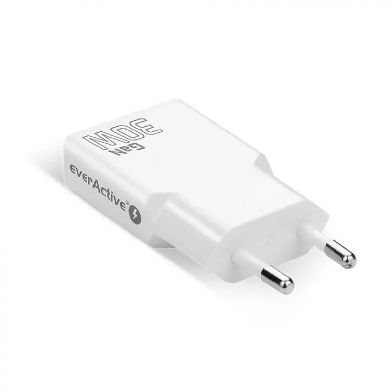 Voeding everActive SC-385Q super slank QC 4 Fast Charging — USB-snellader, compact ontwerp