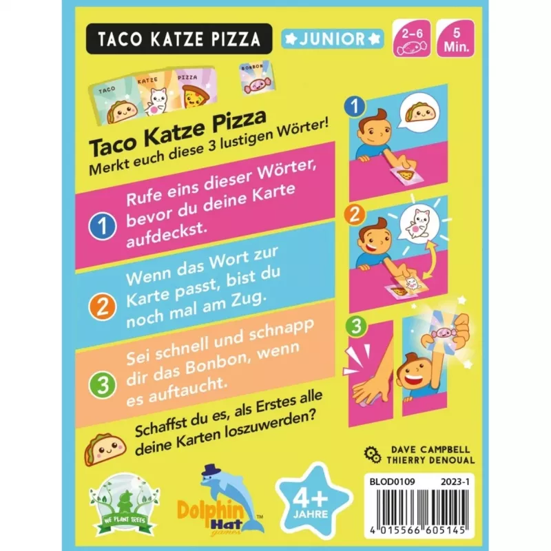 Taco Katze Pizza Junior, kaartspel