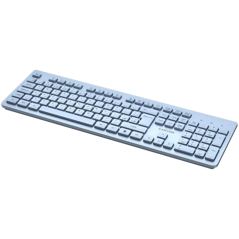 CANYON toetsenbord HKB-W01 UK/US AAA draadloos blauw