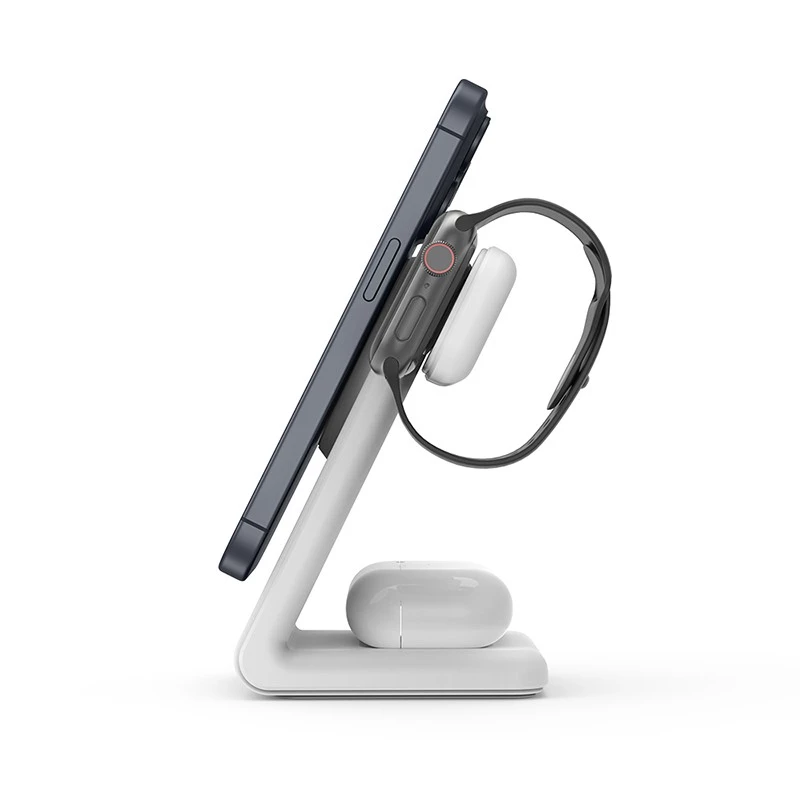 3-in-1 draadloze oplader MagSafe voor iPhone, Apple Watch en AirPods Crong