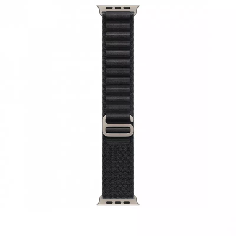 Band Apple MFTG4ZM/A smartwatch zwart titanium polyester elastaan