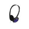 Panasonic RP-HT010E-A zwart/blauwe koptelefoon 1,2 m kabel ultralicht