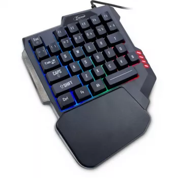 Toetsenbord Inter-Tech KB-3035 gaming USB QWERTY zwart