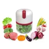 Beper P102ROB050 oplaadbare USB-hakmolen, 0,25 L, 30 W, wit/rood