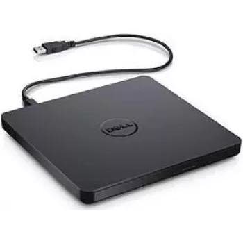 Extern DVD-station Dell DW316 USB 2.0, slank draagbaar optisch station voor het lezen en beschrijven van cd's/dvd's
