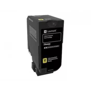 Toner Lexmark LCCP voor CS720de CS720dte CS725de CS725dte CX725de CX725dhe CX725dthe 5000 pagina's geel