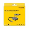 DeLOCK USB Type-C splitter DP Alt Mode naar 2 x HDMI MST 3840x2160