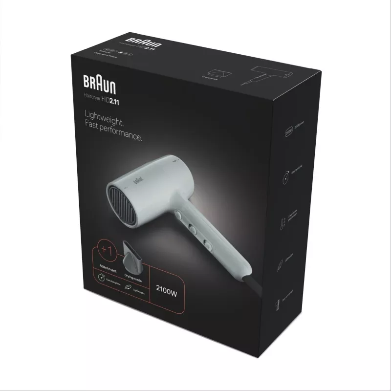 Haardroger Braun BRHD211E 2200W met Ionic Technology