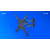 Savio UTV-03 tv-beugel/-standaard 139,7 cm (55) zwart