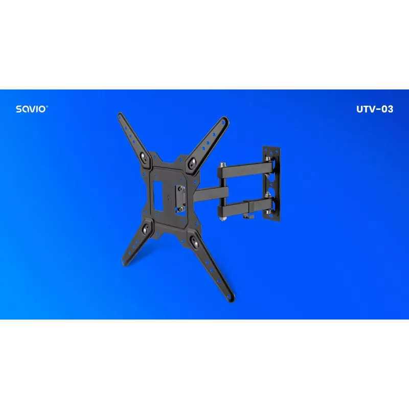 Savio UTV-03 tv-beugel/-standaard 139,7 cm (55) zwart