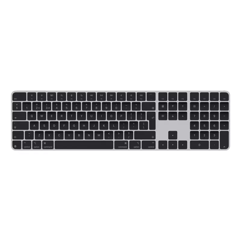 APPLE Magic Keyboard met Touch ID en numeriek toetsenblok voor Mac-modellen met Apple Silicon – Brits Engels – zwarte toetsen