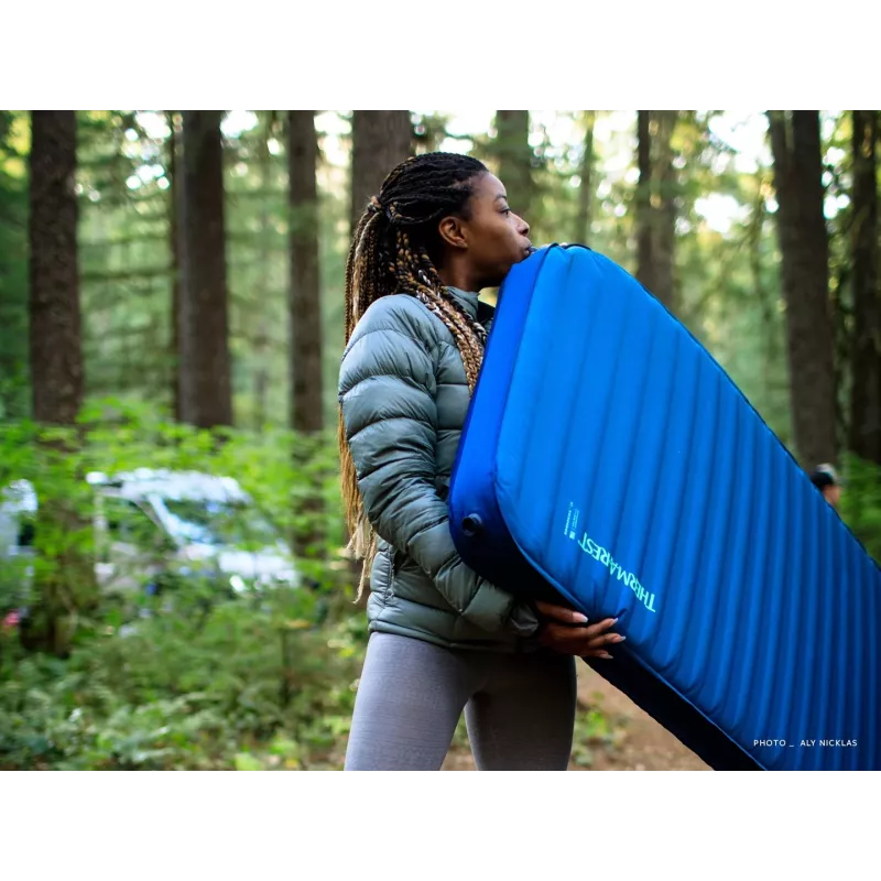 Therm-a-Rest MondoKing 3D eenpersoonsmatras blauw unisex