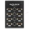 DeLock USB2.0 naar 8 x serieel adapter - serieel adapter - USB2.0 - RS-232 - 8 poorten (61860)
