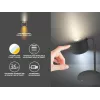 Beper P201UTP304 oplaadbare LED-lamp met magnetische voet, klem en wandbeugel, 2,3 W, dimbaar, zwart