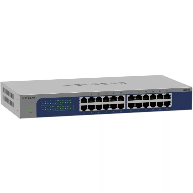 NETGEAR GS524-300EUS netwerkswitch unmanaged Gigabit Ethernet (10/100/1000) grijs