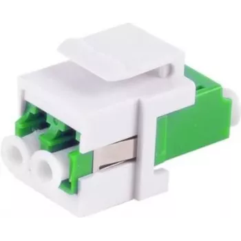 ShiverPeaks 08-10201 glasvezel keystone aansluiting LC-LC duplex, groen