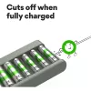 Batterijoplader GP E821 voor NiMH AA- en AAA-accu's, model E821