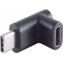 Adapter ShiverPeaks 13-40002 USB 3.1 Type-C stekker naar bus 90° haakse adapter
