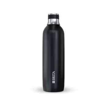 Carbonisatiefles BRITA 118440 – RVS, 1 L, vaatwasbestendig, ergonomisch (93×93×305 mm)