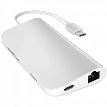 Satechi USB-C multiport-adapter 8K met Ethernet V3 space grey (ST-P8KEM)