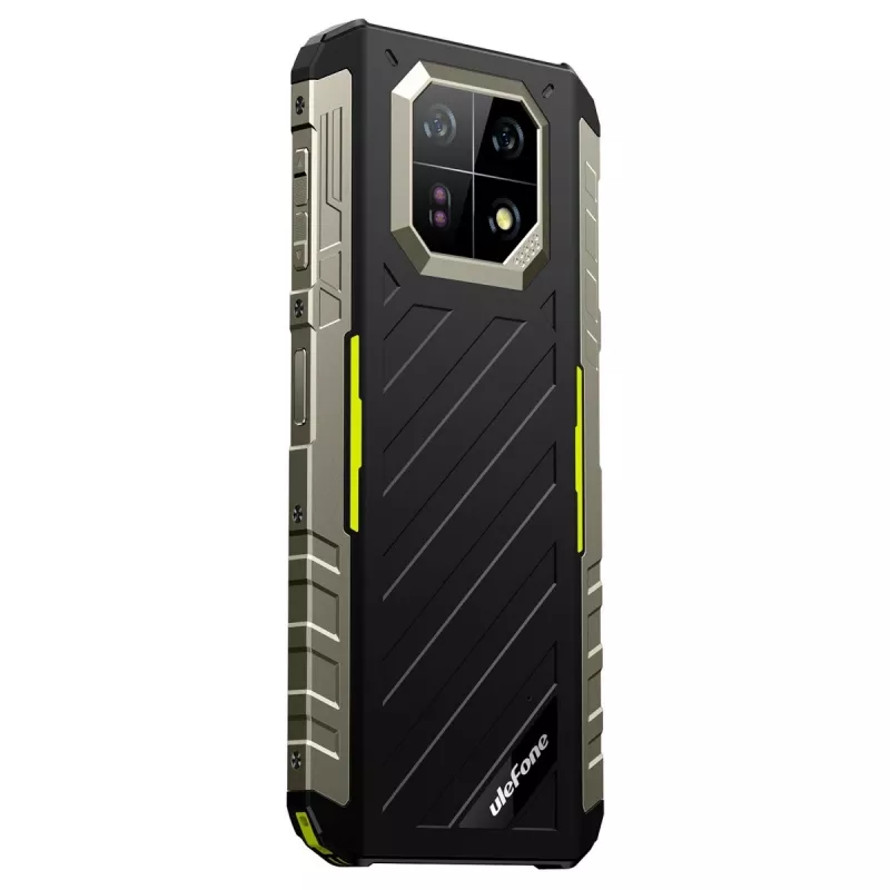 Robuuste smartphone UleFone Armor 22 4G, 9 GB RAM, 128 GB opslag, IP69K, groen