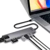 MEDIA-TECH USB-HUB 8 IN 1 GIGA LAN HUB MT5046