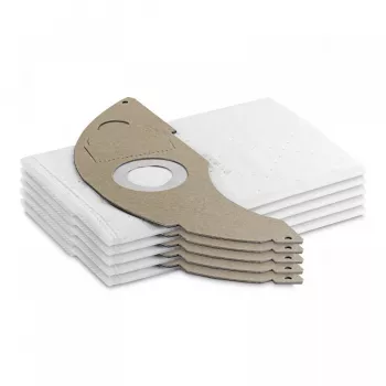 Kärcher 2.889-217.0 stofzakken, 5 stuks, wit, voor stofzuigers met reservoir