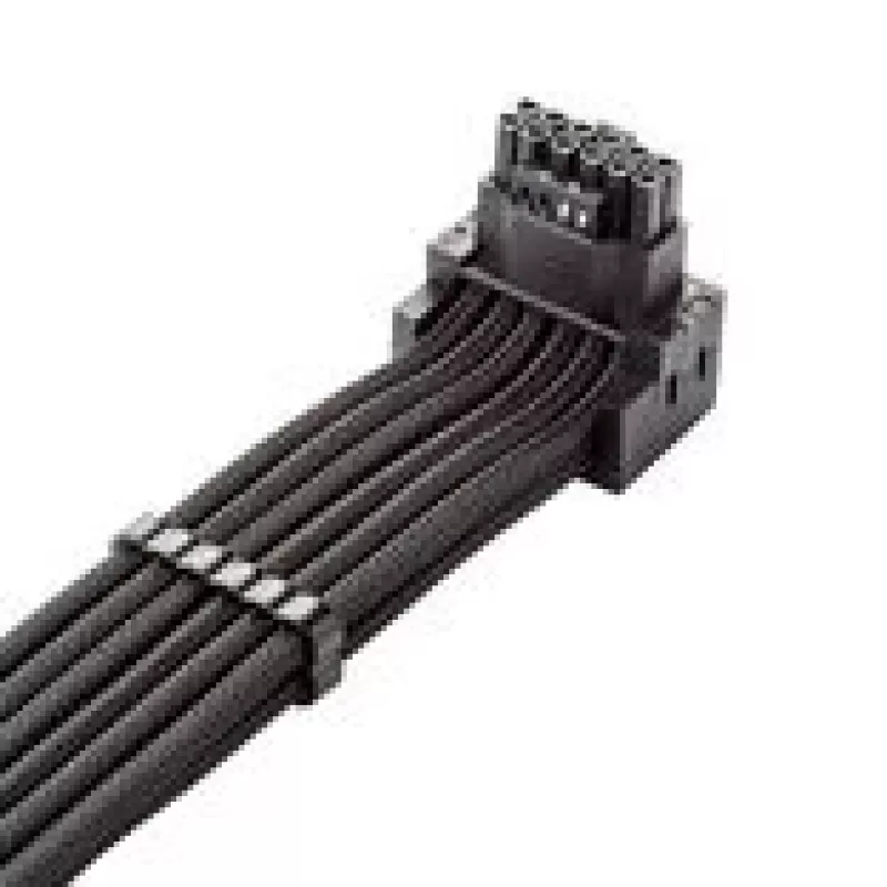 CableMod C-Series Pro aansluitkabel - variant A, 90°, 16-pin naar 4x8-pin PCIe, zwart