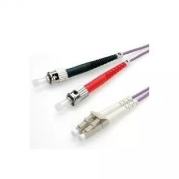 Glasvezel-jumperkabel ROLINE OM4 LC/ST 50/125µm 1m