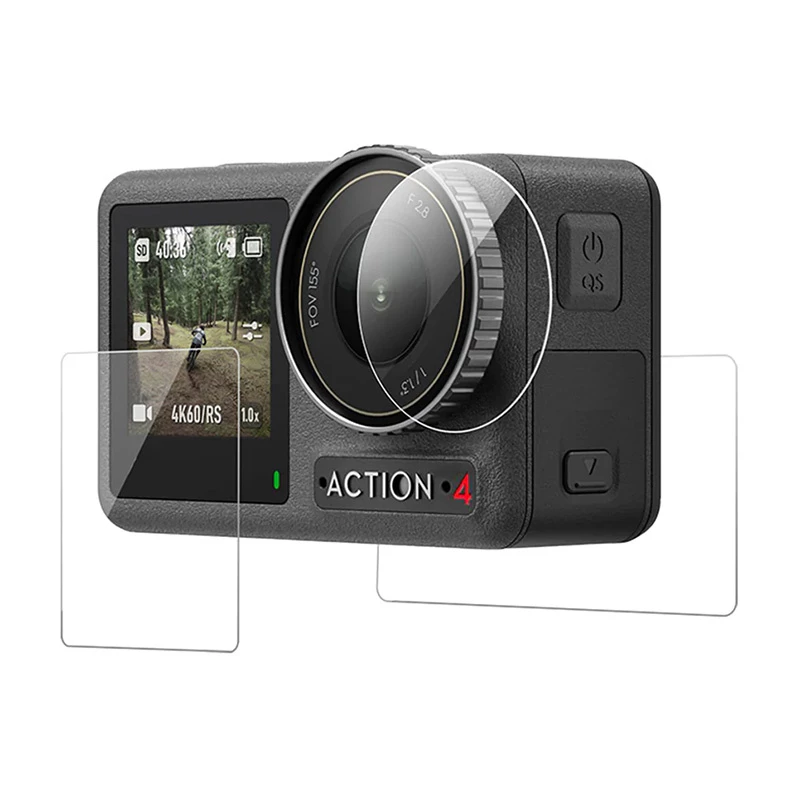 Gehard glas voor DJI Osmo Action 5/4/3 Telesin
