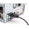 DeLOCK seriële kabel RS-232 D-Sub9 stekker naar bus 2 m zwart