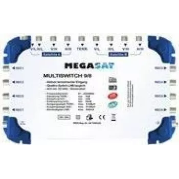 Satelliet multiswitch Megasat 0600151 9 ingangen 8 uitgangen