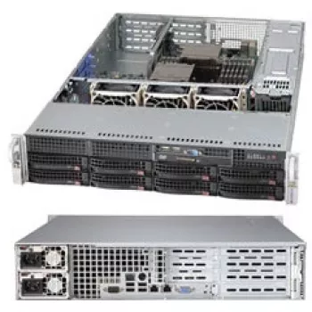 2HE Supermicro behuizing SuperChassis 2U CSE-825TQC-R1K03WB