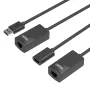 Netwerkkabel UNITEK Y-UE01001 Dock/Port-replicator USB 3.0 60 m zwart