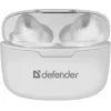 Defender TWINS 903 Bluetooth-oordopjes, wit