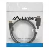 Lanberg DisplayPort-kabel 19 pin V1.2 4K, 1M | CA-DPDP-10CC-0010-BK | DisplayPort naar DisplayPort