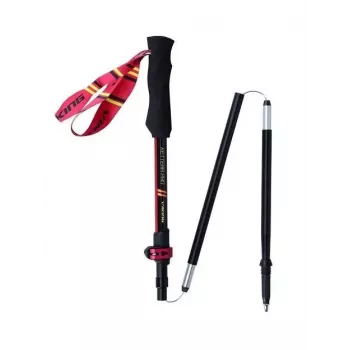 Trekkingstokken Viking Kettera Pro Lady — dames trekkingstokken, verstelbaar, paar, zwart/fuchsia