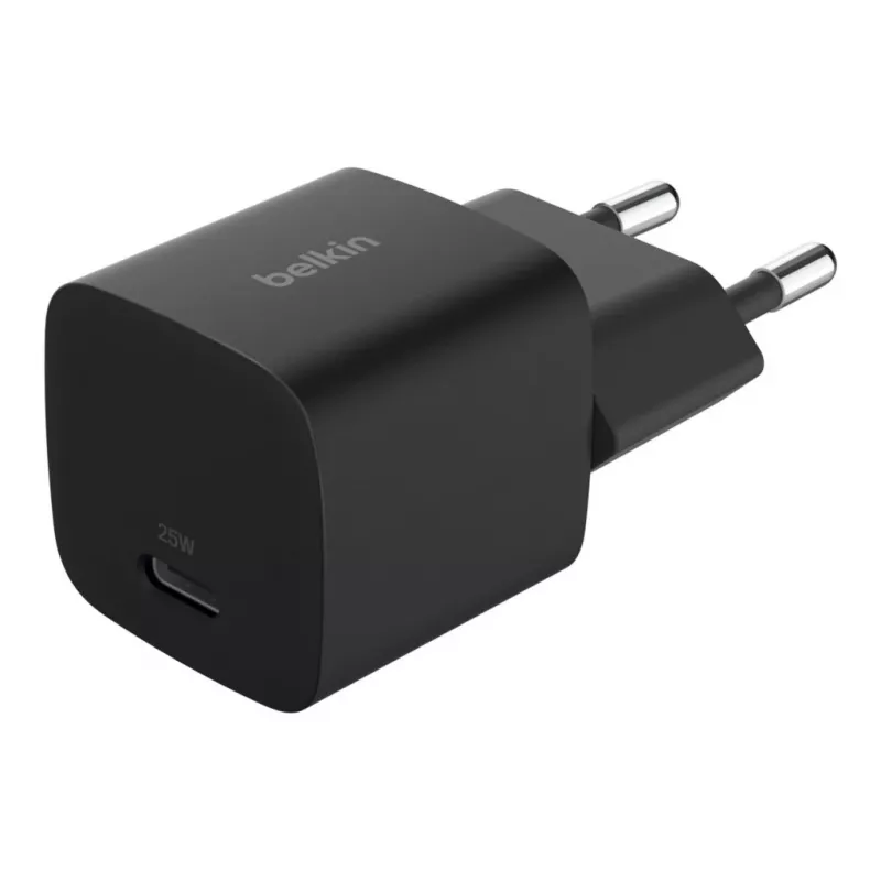 USB-C-oplader Belkin BOOSTCHARGE 25W Power Delivery zwart - snelle USB-C PD 25W wandlader